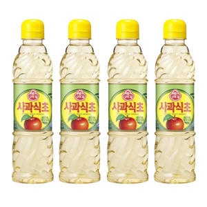 오뚜기 사과식초 500ml (4개)