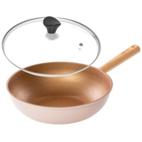 키친아트 골드플렉스 IH 궁중팬 (30cm+유리뚜껑)_이미지