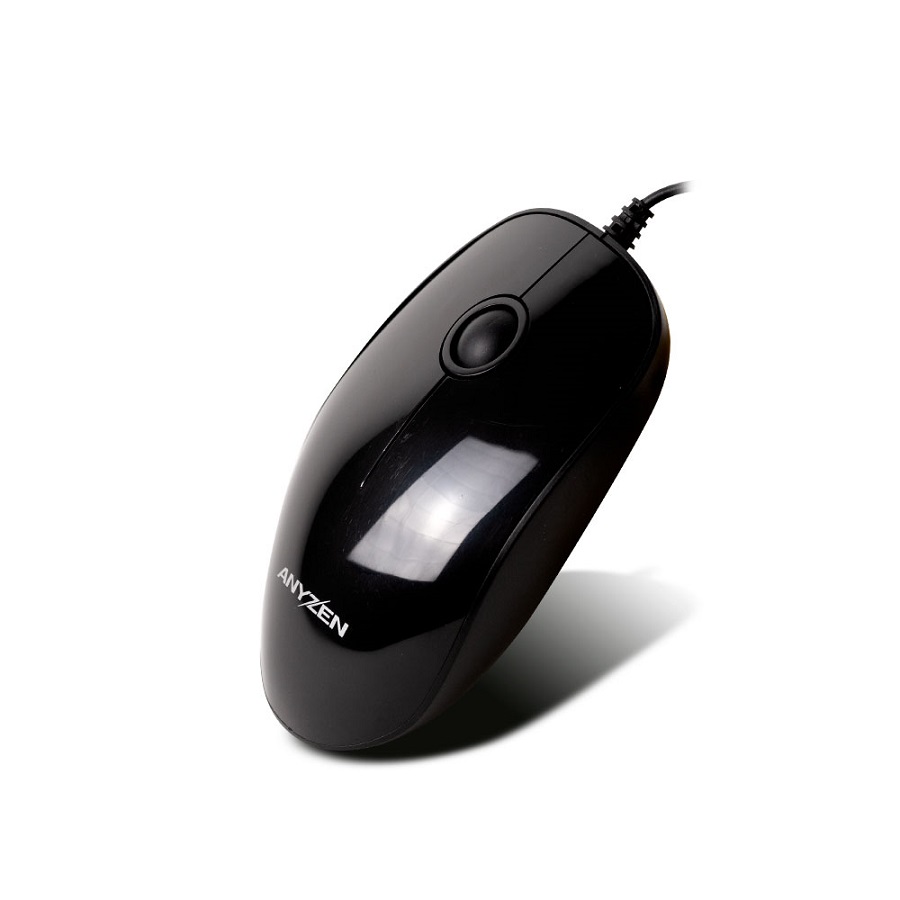 ANYZEN M200 유선 무소음 마우스 (블랙)_이미지