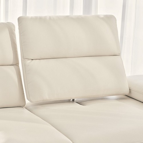 에싸 마제티 스윙기능 토그 천연가죽 소파 3.5인용 (스툴별도)_이미지