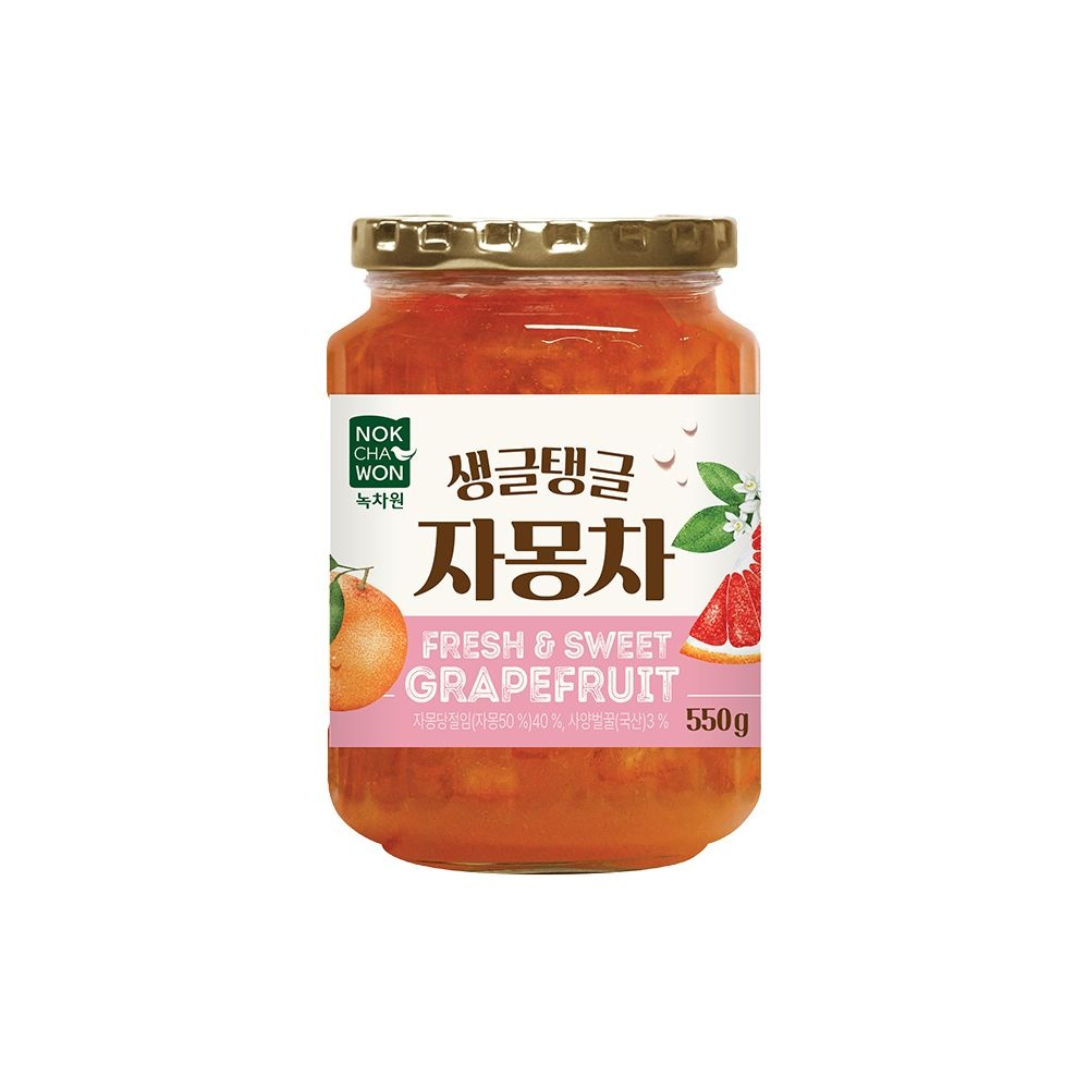 녹차원 생글탱글 자몽차 550g (2개)_이미지