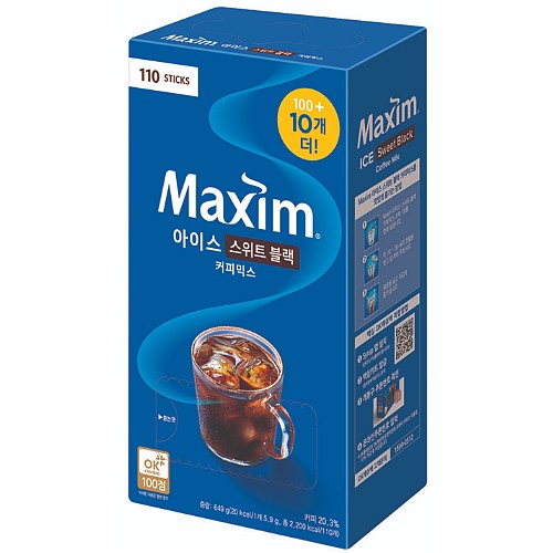 동서식품 맥심 아이스 스위트블랙 커피믹스 110개입 (1개)
