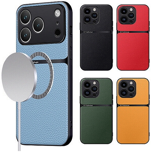 아이폰13 프로 맥세이프 초슬림 매트 가죽 풀커버 케이스