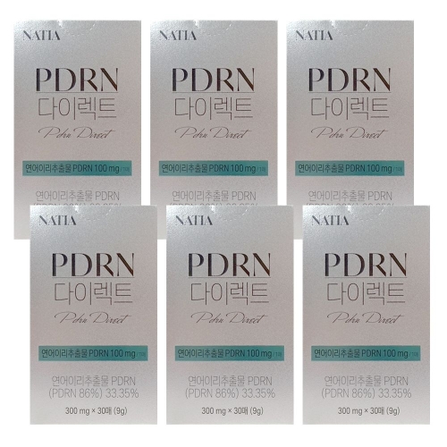 HLB제약 나티아 PDRN 다이렉트 30매 (6개)_이미지