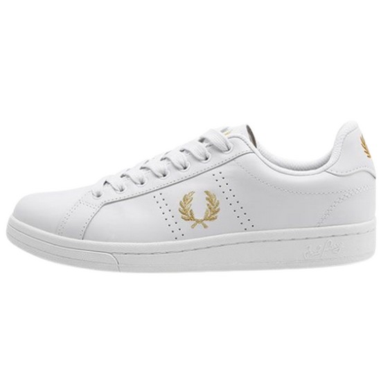 프레드페리 B721 레더 B6312 (T31, 화이트+골드)_이미지