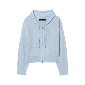 탱커스 후드 니트 투웨이 집업 가디건 TX3CD001L0_이미지