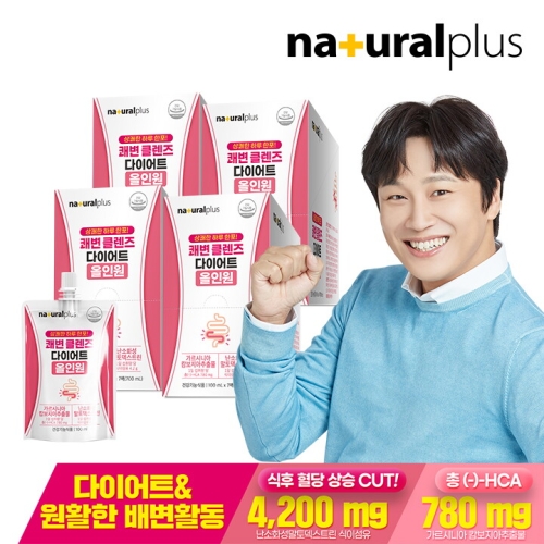 내츄럴플러스 쾌변 클렌즈 다이어트 올인원 100ml 7개 (4개)
