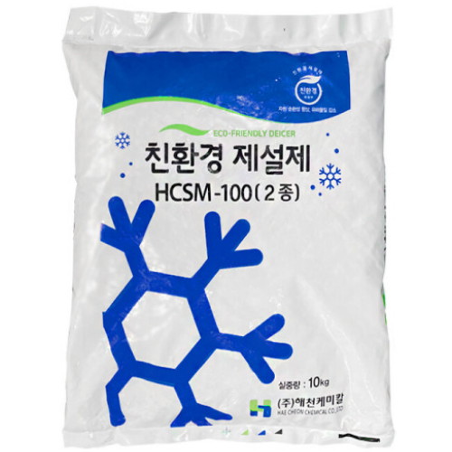 해천케미칼 친환경 제설제 HCSM-100 10kg (30개)_이미지