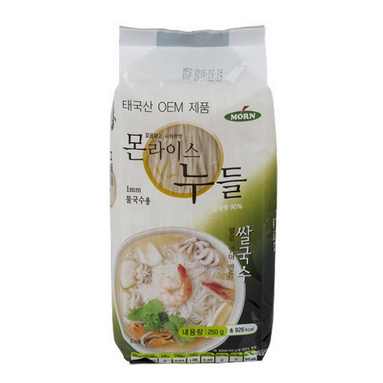 엠앤에프 몬(MORN) 라이스 누들 1mm 250g (6개)_이미지
