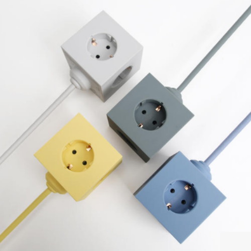 천하지엘씨 아이정 5구 16A 파워큐브 스페셜 에디션 익스텐디드 멀티탭 (2m)_이미지