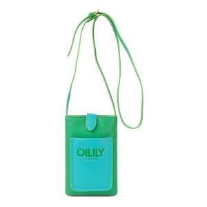 오일릴리 Oilily 밀라 이동식 거치대 조이릴리 그린 미니 크로스백 핸드폰 가방 116759
