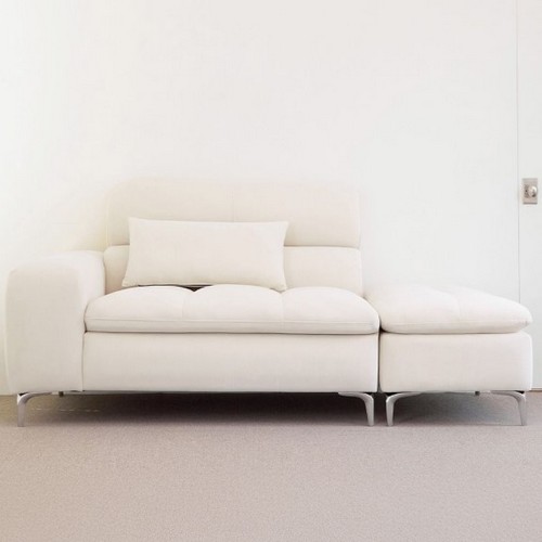 웰퍼니쳐 버팔로 오픈형 아쿠아텍스 패브릭 소파 2인용