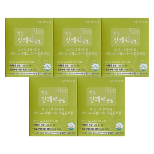두루원 기장 장쾌력 슬림 5.5g 30포 (5개)_이미지