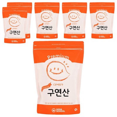 소다스쿨 프리미엄 구연산 1kg (6개)_이미지