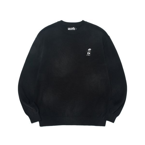 ��ĵ���� WKNDRS BRUSHED PULLOVER KNIT BLACK WS2503KN01BK 885854