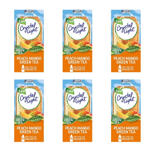 KRAFT FOODS GROUP 크리스탈 라이트 피치 망고 그린티 10개입 [6개]
