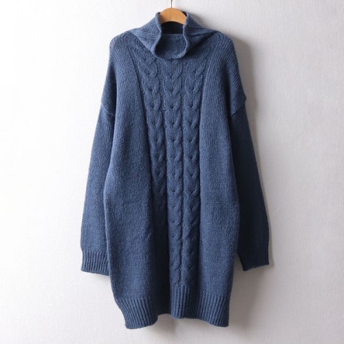 아이우먼 울돌돌이폴라롱티셔츠 RMF806M601 빅사이즈