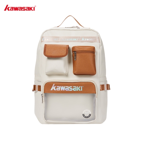 오로라 kawasaki 배드민턴 가방 스포츠 라켓 백팩 K3G00-B8229 베이지