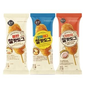 크런치, 올반, 모짜체다 찰 핫도그 3종 20개