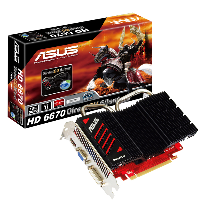 ASUS 라데온 HD 6670 EAH6670 D3 1GB DC SILENT_이미지