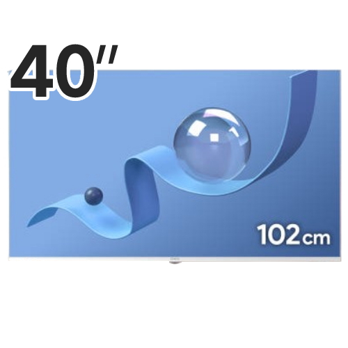 더함 노바 AMG 리얼 화이트 스마트 40인치 QLED 돌비 AI 구글5.0 (벽걸이)_이미지