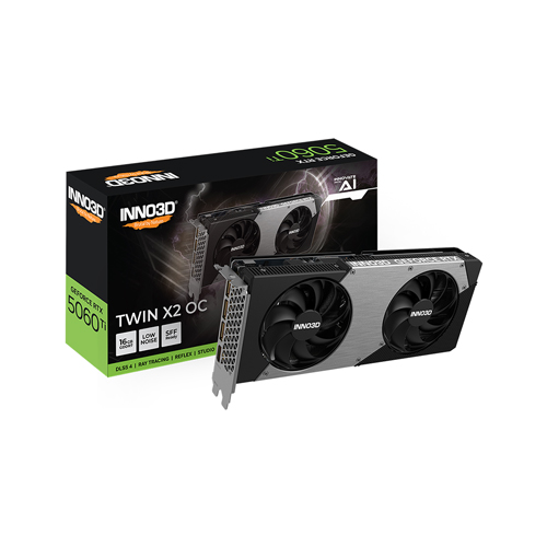 INNO3D 지포스 RTX 5060 Ti OC D7 16GB TWIN X2이미지입니다. 누르면 해당 게시물로 새창이동합니다.