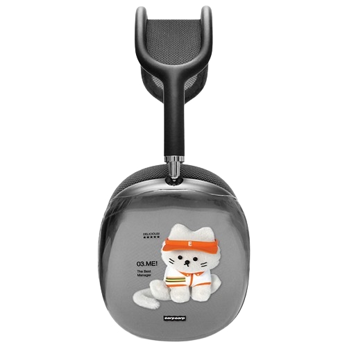 어프어프 에어팟 맥스 BURGER PLACE STAFF CHICHI 클리어 하드 케이스 (정품)_이미지