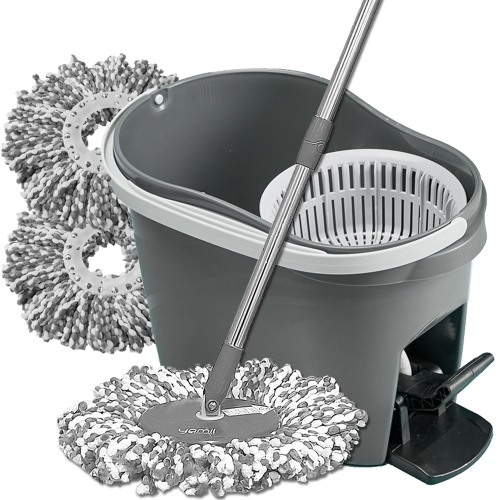 예밀 페달 통돌이 회전걸레 프리미엄형 (본품1개 + 리필3개)