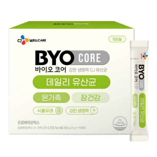 BYO(바이오) CORE 데일리 유산균 100포 (1개)