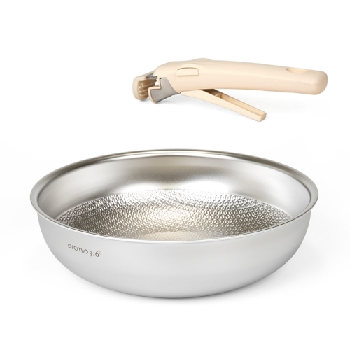 키친아트 IH 프리미오 스텐316 무연마제 탈착식 궁중팬 (26cm)