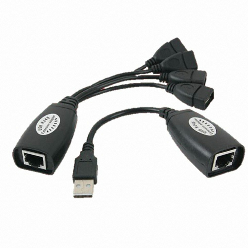 1:4 RJ45 USB 리피터 (IB388)