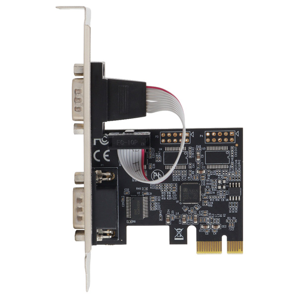 에즈원아이피씨 CX2-232A PCIe RS-232 시리얼 2포트 카드_이미지