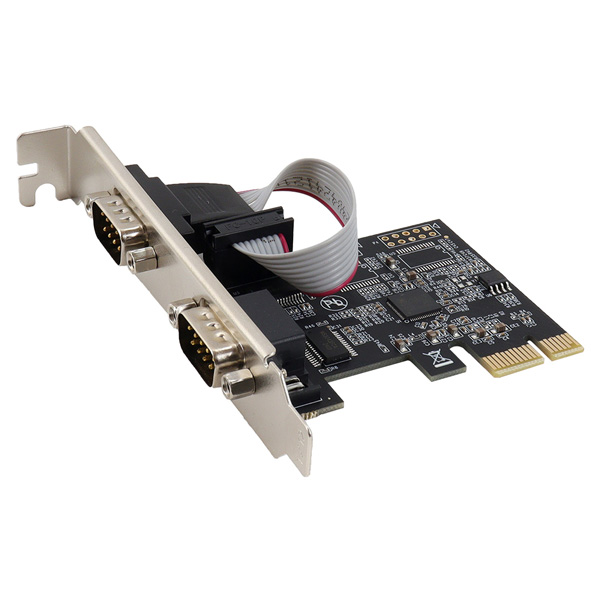 에즈원아이피씨 CX2-232A PCIe RS-232 시리얼 2포트 카드_이미지