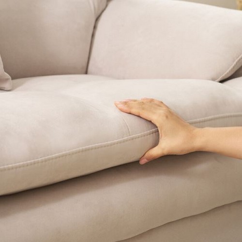 헤이몰리 아델라 기능성 원단 아쿠아텍스 패브릭 소파 3인용 (스툴별도)_이미지