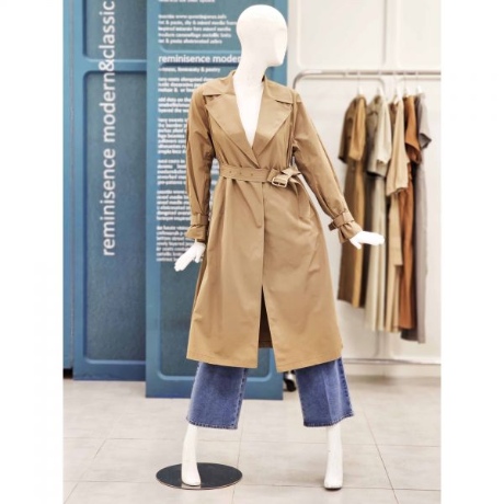 쥬크 벨티드 소매버클포인트 트렌치코트 V233MSI902