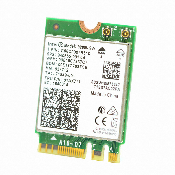 인텔 Dual Band Wireless AC 9260 무선랜카드_이미지