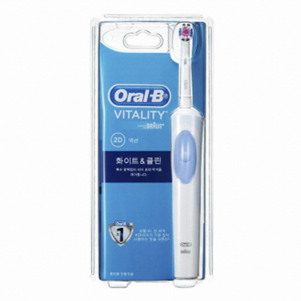 브라운 오랄비 바이탈리티 D12 화이트앤클린