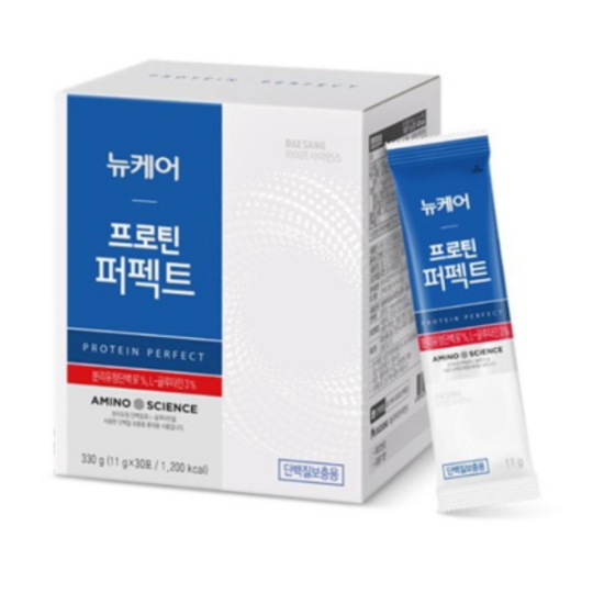 대상웰라이프 뉴케어 프로틴 퍼펙트 11g 30포 (4개)_이미지