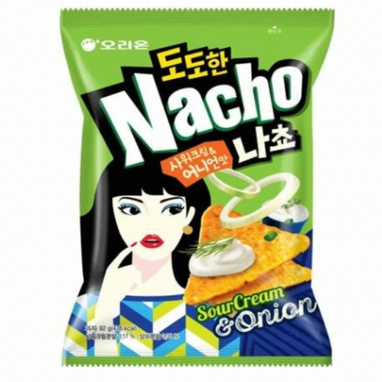 오리온 도도한 나쵸 샤워크림&어니언맛 92g이미지입니다. 누르면 해당 게시물로 새창이동합니다.