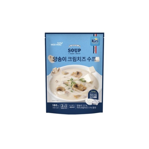 우양 끼리 양송이 크림치즈 수프 180g (9개)_이미지
