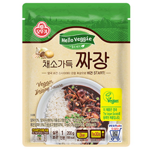 오뚜기 헬로베지 채소가득 짜장 200g (6개)_이미지