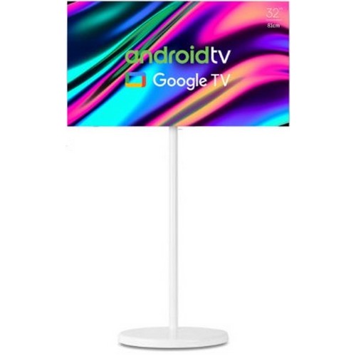 라익미 스마트 32 스탠라익미 무빙TV 오프화이트 이동형 패키지_이미지