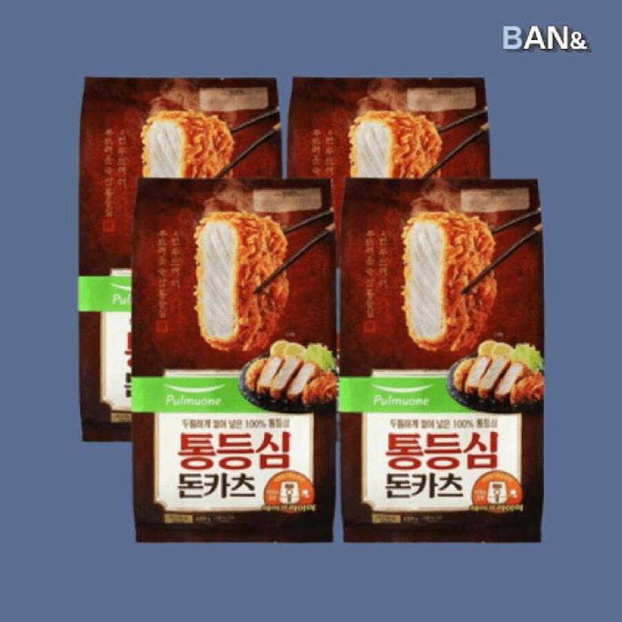 풀무원 통등심 돈카츠 450g (4개)_이미지