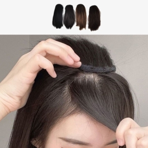  웨이브 옆머리 헤어피스 여성 가발 부분가발 20cm