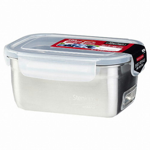 스텐킵스 윈도우 밀폐용기 직사각 3호 650ml