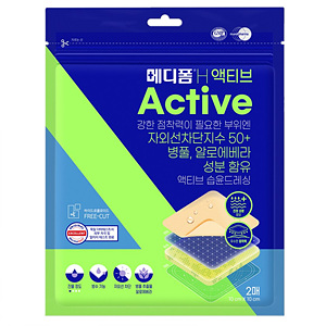 메디폼 H 액티브 10x10cm 2매이미지입니다. 누르면 해당 게시물로 새창이동합니다.