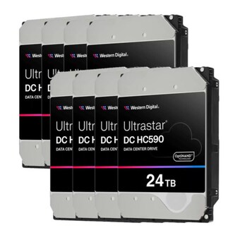 Western Digital Ultrastar DC HC590 패키지 7200/512M WUH722624ALE6L4