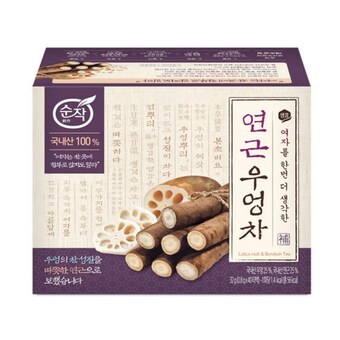 샘표식품 순작 연근<b>우엉차</b> 40T