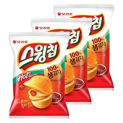 오리온 스윙칩 볶음고추장맛 124g (3개)_이미지