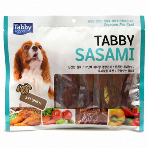 테비토퍼 테비 사사미 오리 꽈배기 300g (5개)